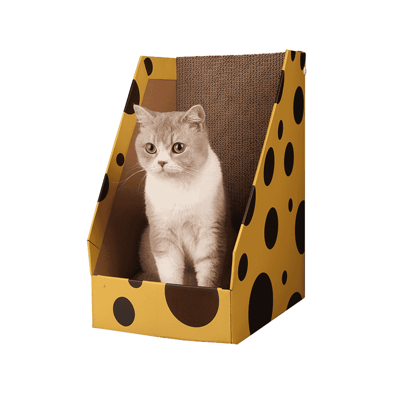 L-Shaped Corrugated Cat Scratching Board